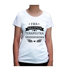 Koszulka najlepsza terapeutka środowiskowa
