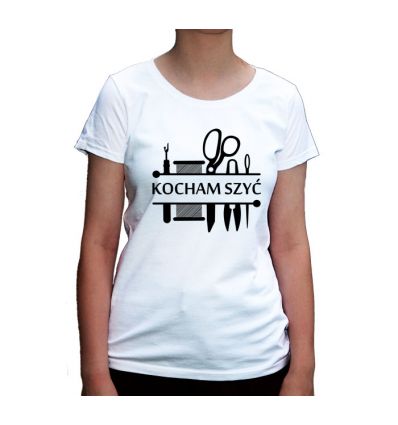 Koszulka krawcowej Kocham Szyć