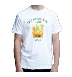 Koszulka męska Świeże warzywa z mojego ogrodu