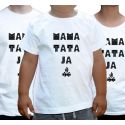 Koszulki rodzinne Mama Tata i Ja
