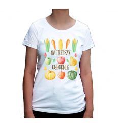 Koszulka z warzywami damska Najlepszy ogrodnik