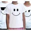 Koszulki rodzinne białe z Uśmiechem Smile