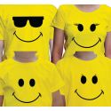 Koszulki rodzinne Uśmiech żółte