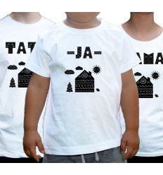 Koszulki rodzinne Domek