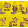 Koszulki rodzinne z kotami