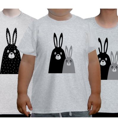 Koszulka Mama Królik i Króliczek