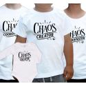 Koszulki rodzinne z body Chaos Coordinator Chaos Creator