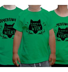 Koszulki rodzinne Wilk