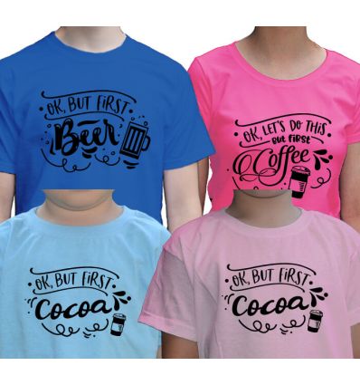 Koszulki rodzinne Ale najpierw