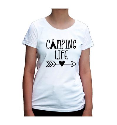 Koszulka na kemping Camping Life