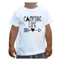 Koszulka na kemping Camping Life dla dziecka