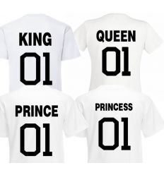 Koszulka King Queen Prince Princess 01