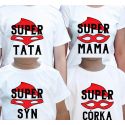 SUPER RODZINA koszulki rodzinne