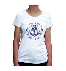 Koszulka żeglarska z kotwicą damska