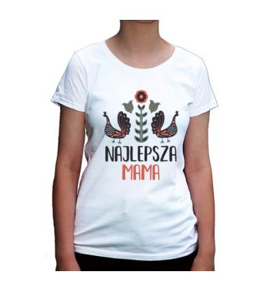 Najlepsza mama koszulka damska