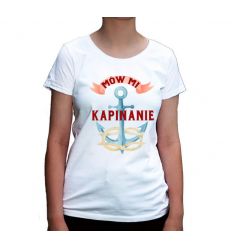 Koszulka żeglarska Mów mi Kapitanie