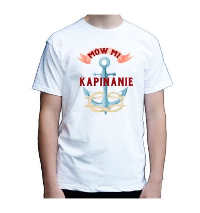 Koszulka żeglarska Mów mi Kapitanie