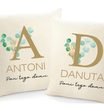 Poduszki na ślub Pani tego domu Pan tego domu