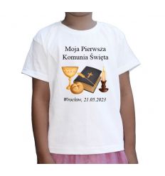 Koszulka Moja Pierwsza Komunia święta personalizowana
