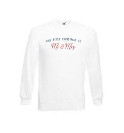 Bluza męska Our first Christmas as Mr and Mrs