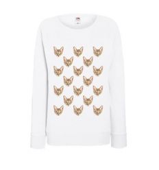 Lekka bluza damska Koci wzór