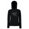 Bluza damska z kapturem The only disability in life is a bad attitude