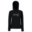 Bluza damska z kapturem Tell Teach Involve