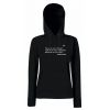 Bluza damska z kapturem Tell Teach Involve