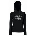 Bluza damska z kapturem Once you stop learning