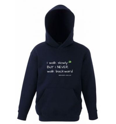 Bluza dziecięca z kapturem I walk slowly