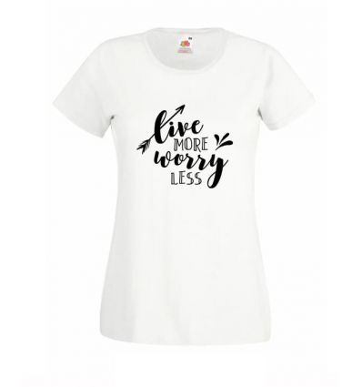 Koszulka Live more worry less