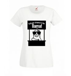 Koszulka Tell your drama to the llama