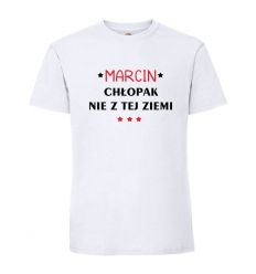 Chłopak nie z tej ziemi Koszulka na dzień chłopaka