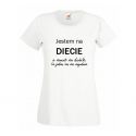 Koszulka Jestem na diecie, a nawet na dwóch