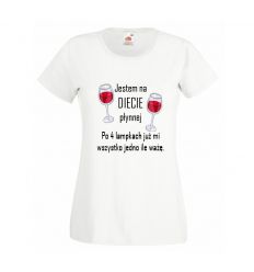 Koszulka Jestem na diecie płynnej