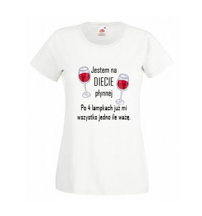 Koszulka Jestem na diecie płynnej