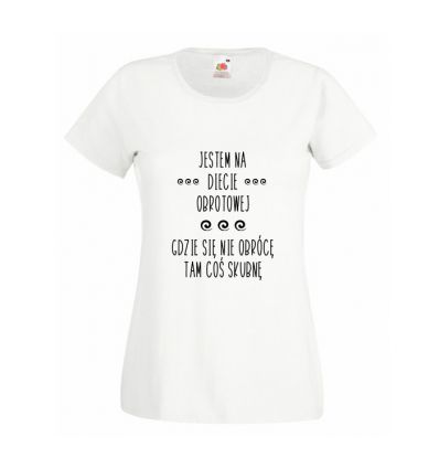 Koszulka Jestem na diecie obrotowej