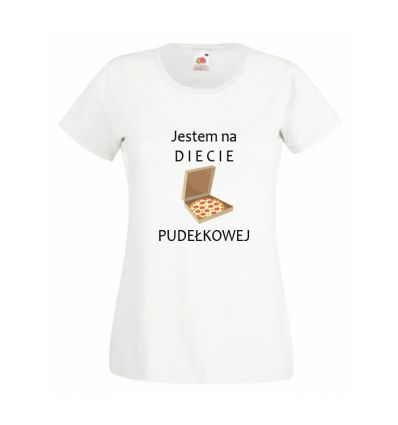 Koszulka Jestem na diecie pudełkowej