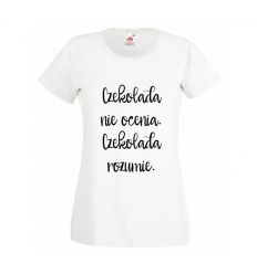 Koszulka Czekolada nie ocenia czekalada rozumie