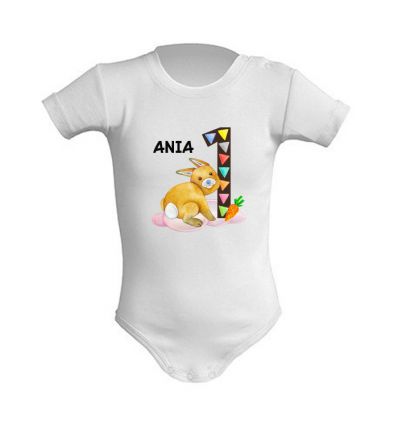 Body na roczek Zajączek