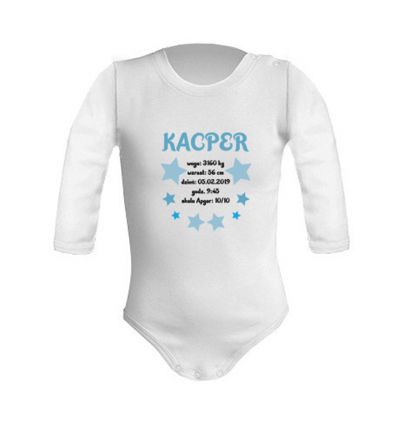 Body Metryczka dla chłopca