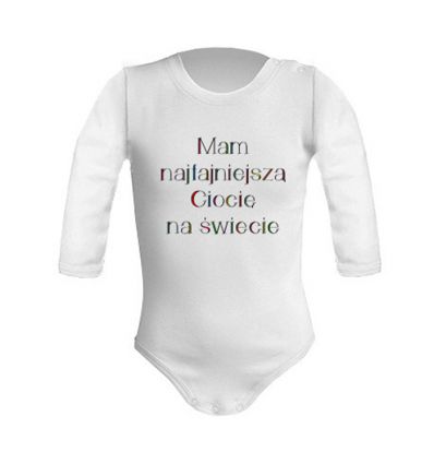 Body Mam najfajniejszą ciocię na świecie