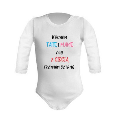Body Kocham tatę i mamę ale z ciocią trzymam sztamę
