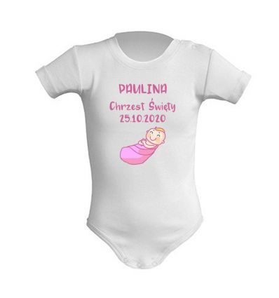 Body Baby Girl na Chrzest Święty
