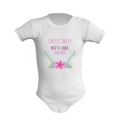 Body na Chrzest Święty dla dziewczynki