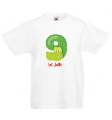 Koszulka 9 lat z imieniem
