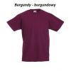 Fruit Koszulka Valueweight Kids Burgundy