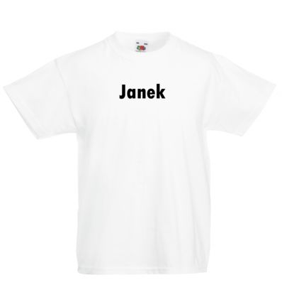 Koszulka dziecięca z imieniem