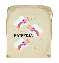 Workoplecak Motylki z imieniem