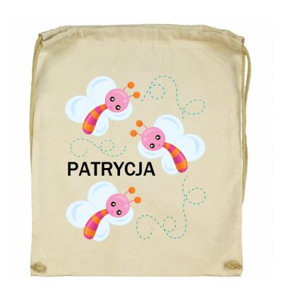 Workoplecak Motylki z imieniem